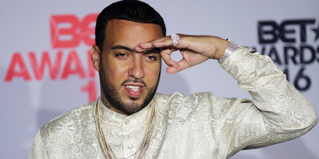 French Montana poses backstage at the 2016 BET Awards in Los Angeles
